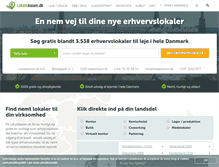 Tablet Screenshot of lokalebasen.dk